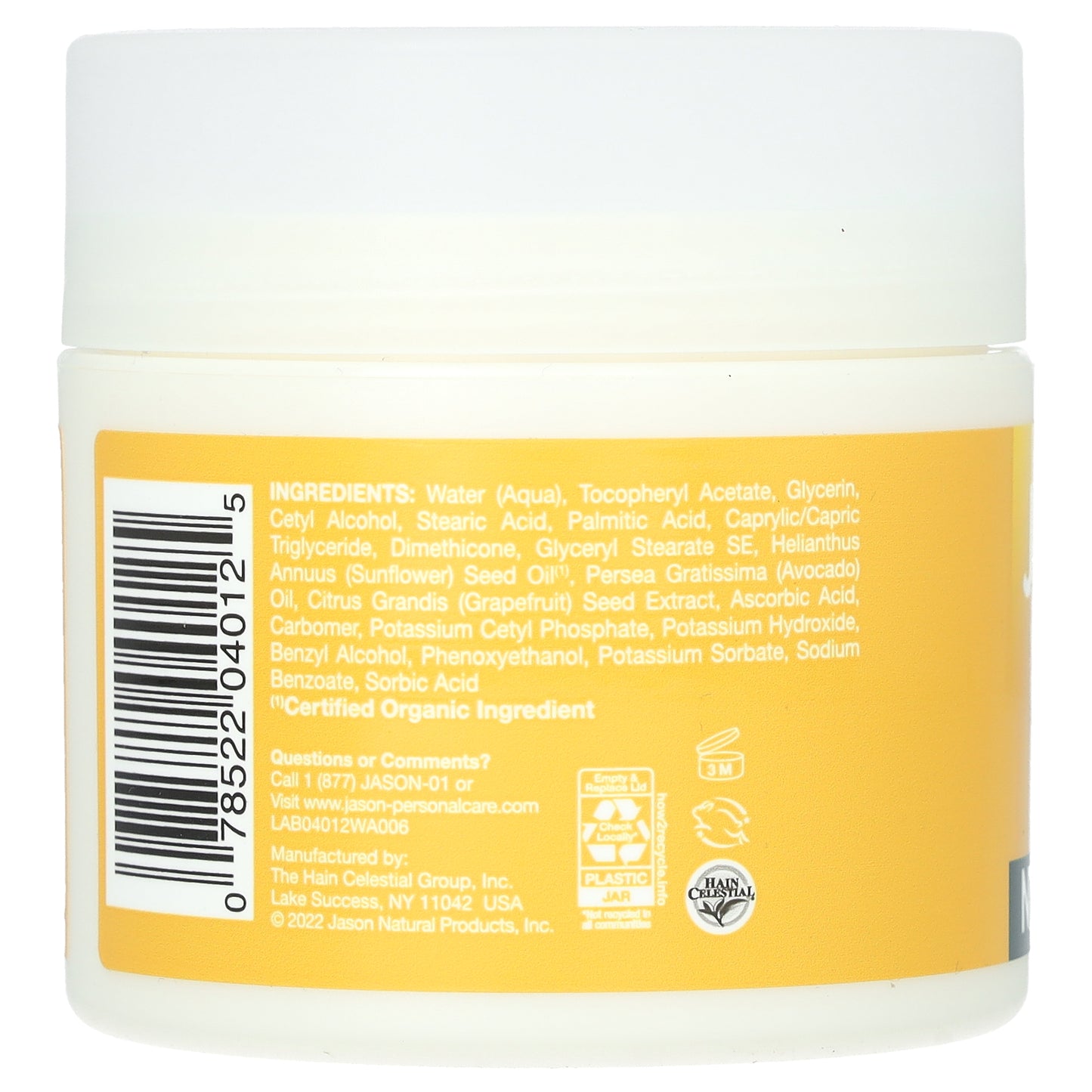 Jason Natural, Vitamin E Moisturizing Crème, 25,000 IU, 4 oz (113 g)