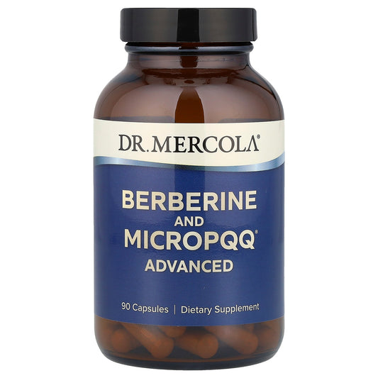 Dr. Mercola, Berberine and MicroPQQ® Advanced, 90 Capsules