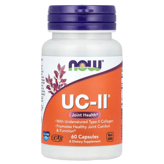 NOW Foods, UC-II® Joint Health with Undenatured Type II Collagen, 60 Capsules