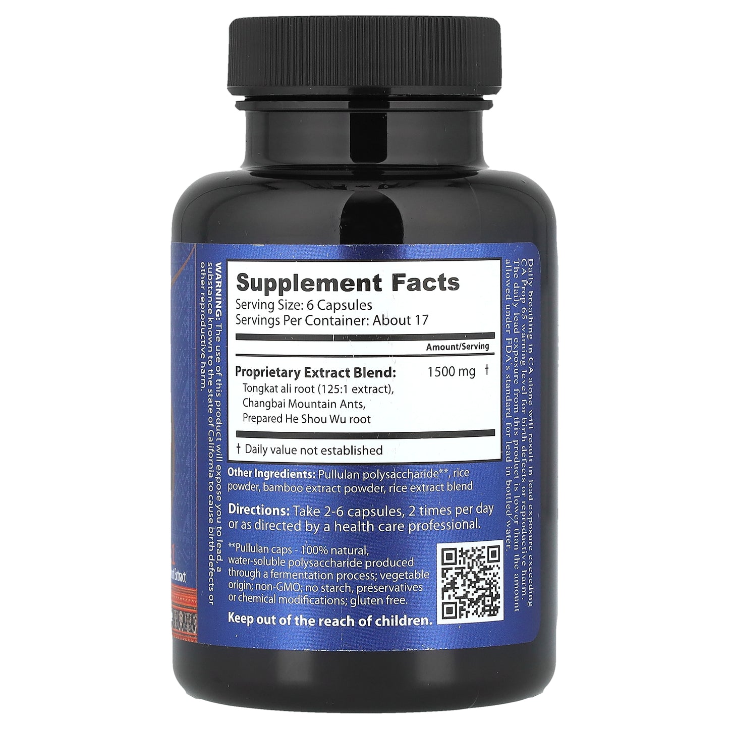 Dragon Herbs, Tom Kat™, Potent Jing Tonic For Men, 100 Capsules