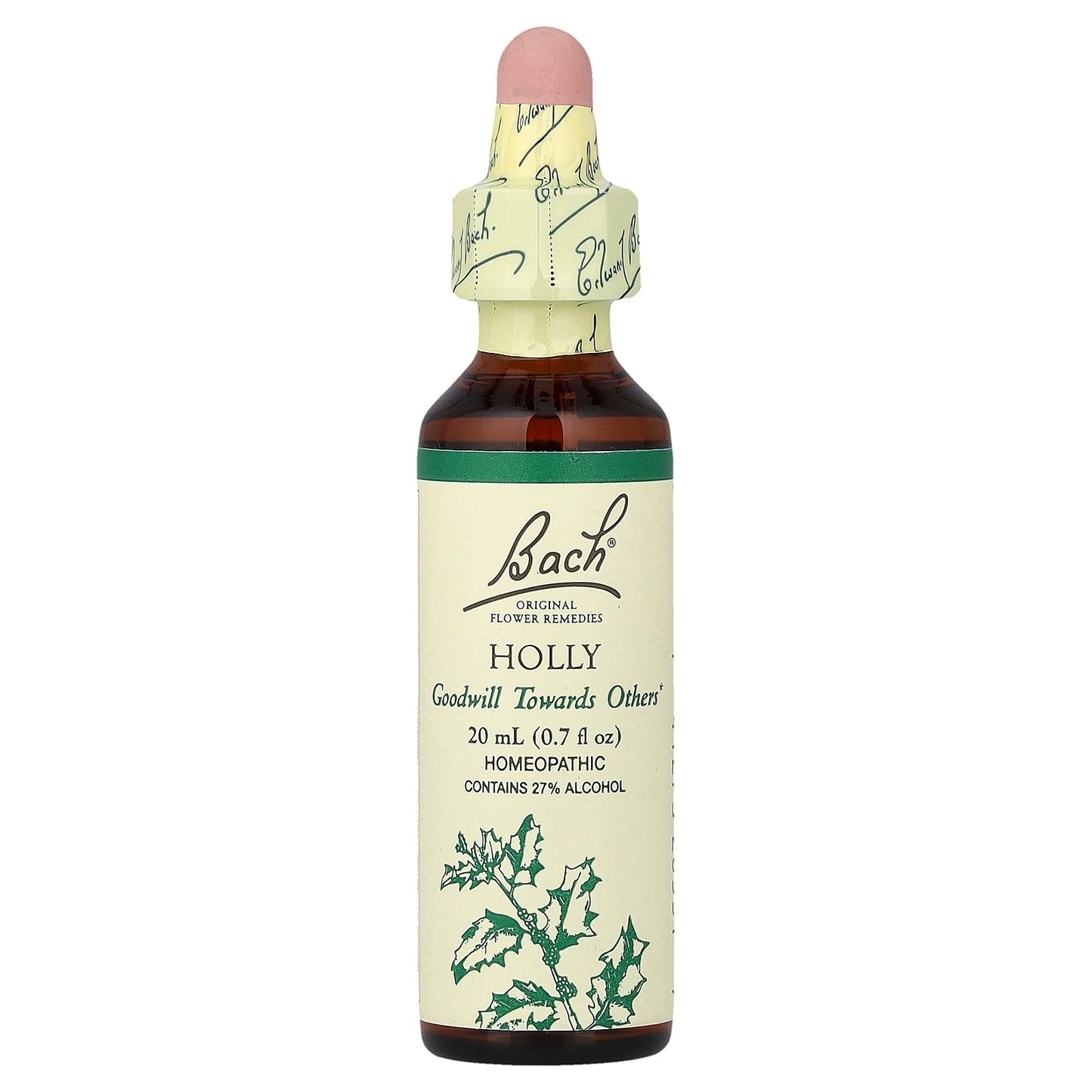 Bach, Original Flower Remedies, Holly, 0.7 fl oz (20 ml)
