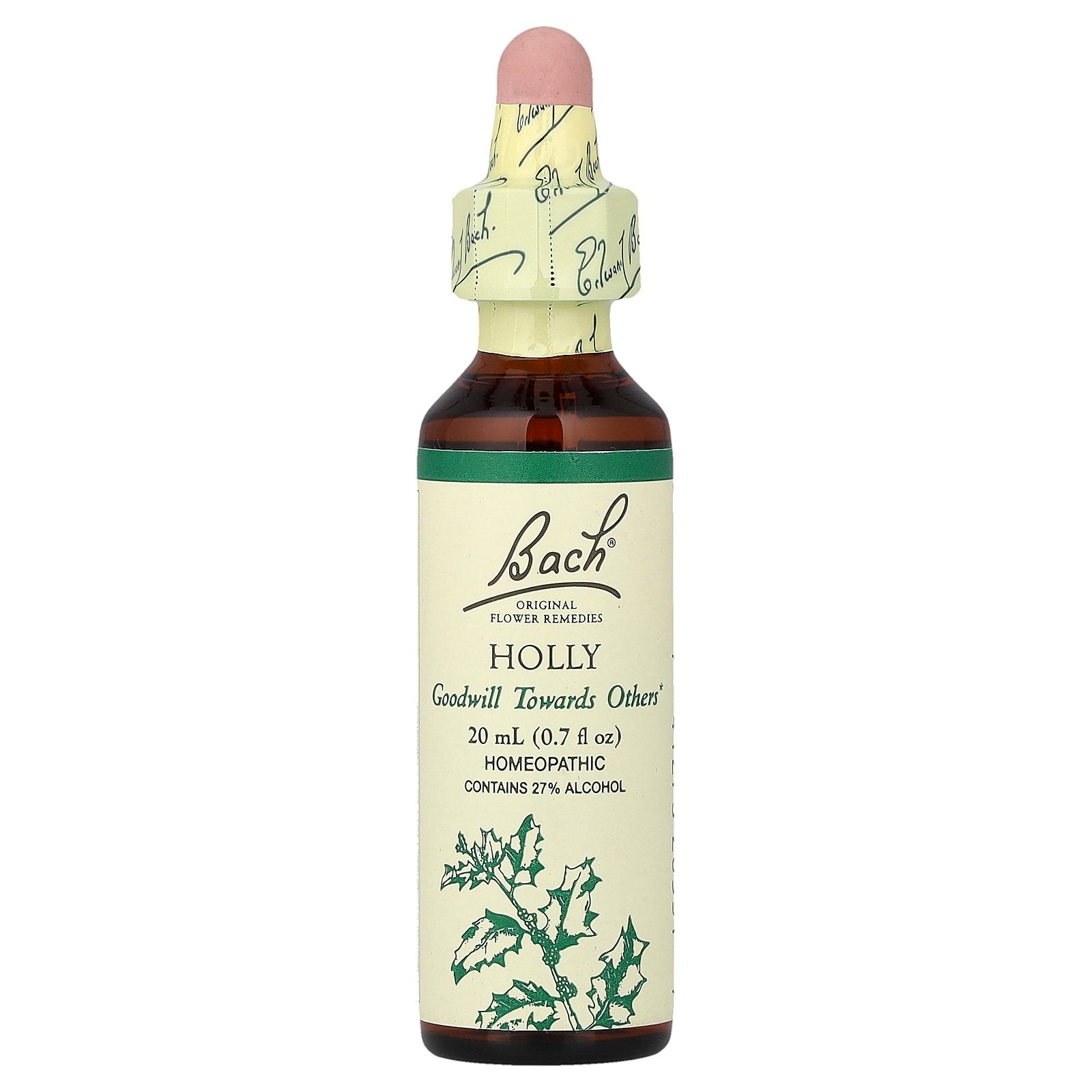 Bach, Original Flower Remedies, Holly, 0.7 fl oz (20 ml)