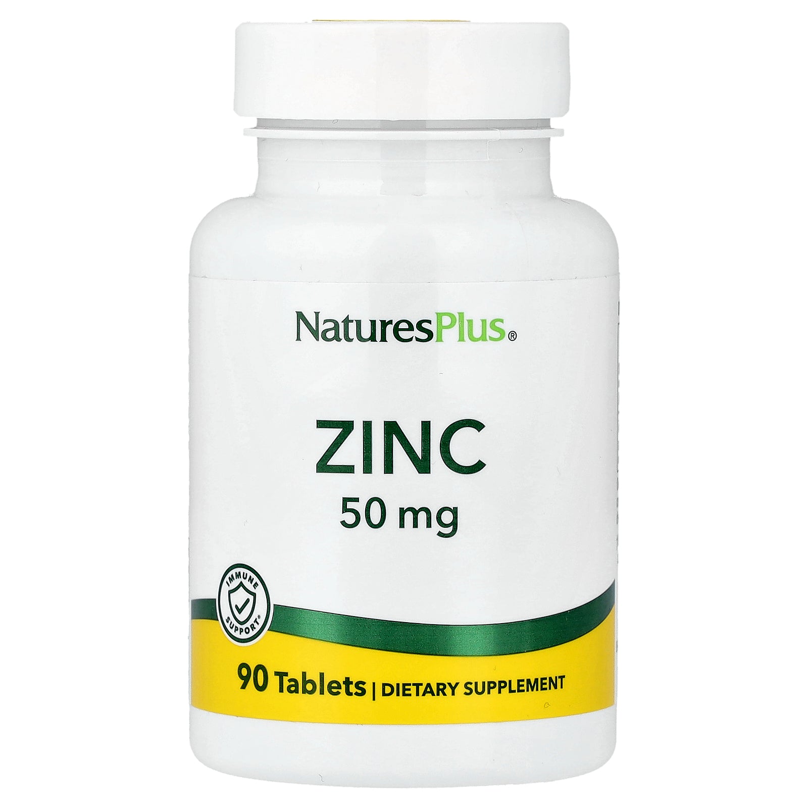 NaturesPlus, Zinc, 50 mg, 90 Tablets