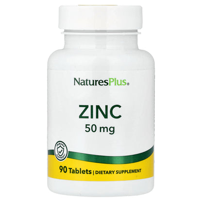 NaturesPlus, Zinc, 50 mg, 90 Tablets