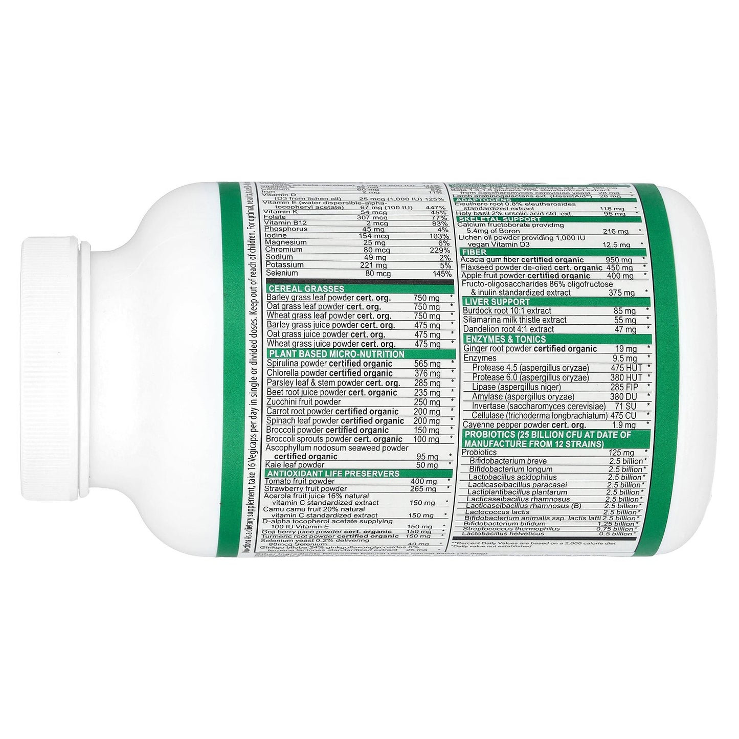 Vibrant Health, Green Vibrance, Version 21.0, 240 Vegicaps