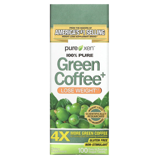 Purely Inspired, Green Coffee+, 100 Easy-to-Swallow Veggie Tablets