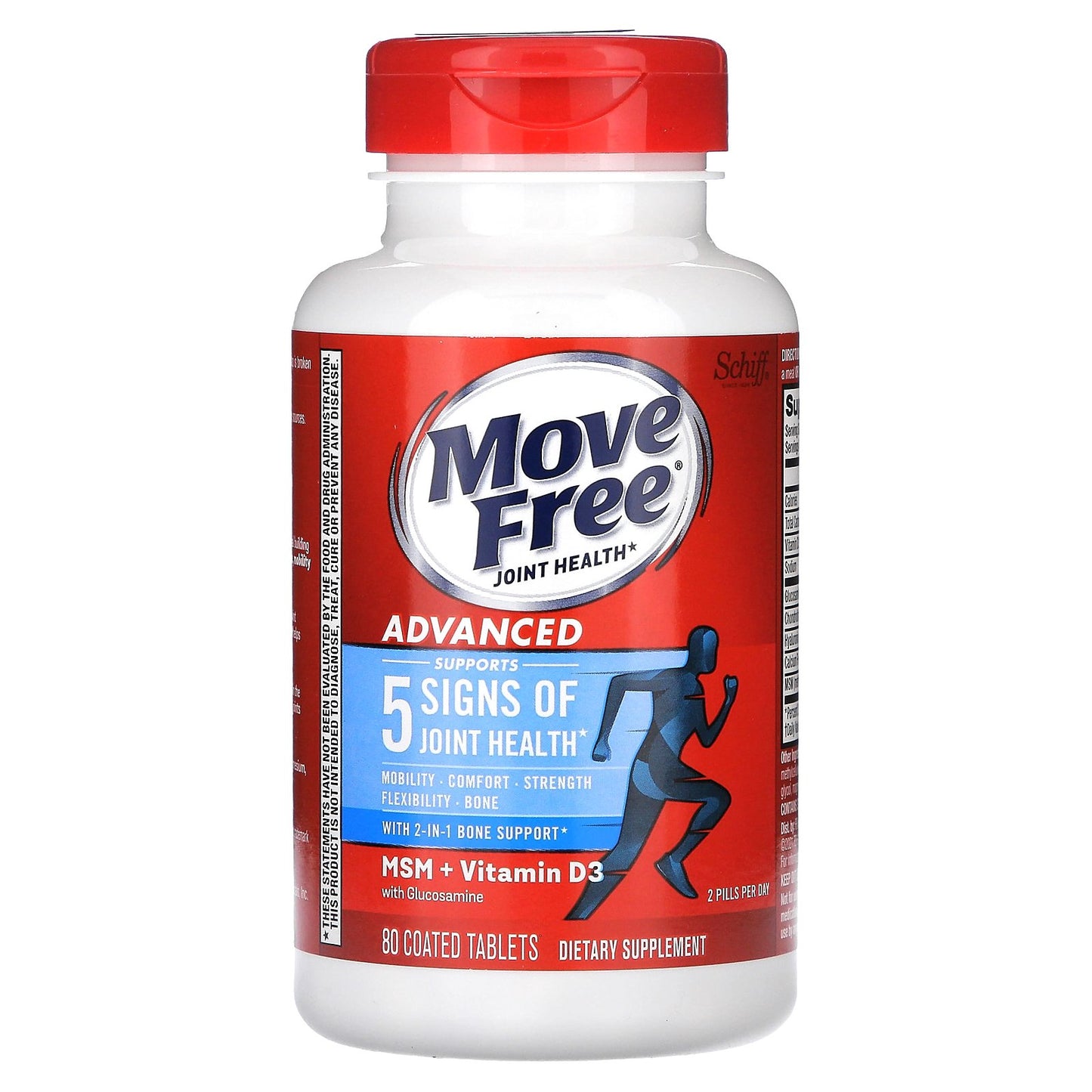 Schiff, Move Free, Joint Health, 80 Coated Tablets