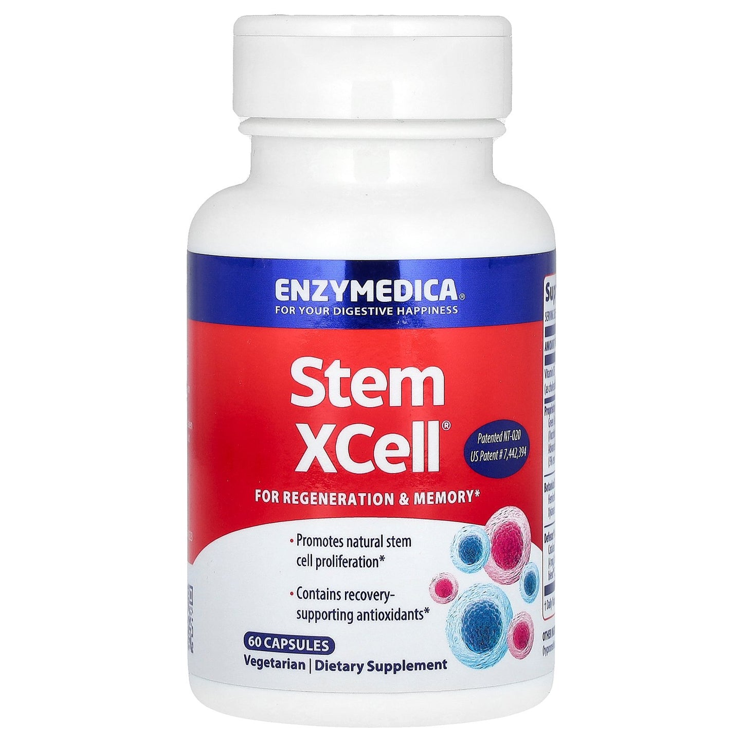 Enzymedica, Stem XCell, 60 Capsules