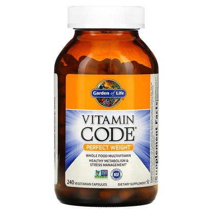 Garden of Life, Vitamin Code, Perfect Weight, 240 Vegetarian Capsules