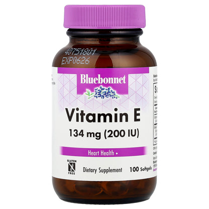 Bluebonnet Nutrition, Vitamin E, 100 Softgels
