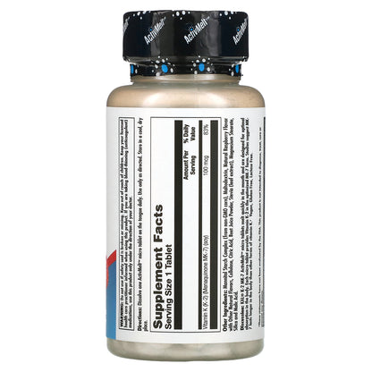 KAL, K-2 MK-7, Raspberry, 100 mcg , 60 Micro Tablets