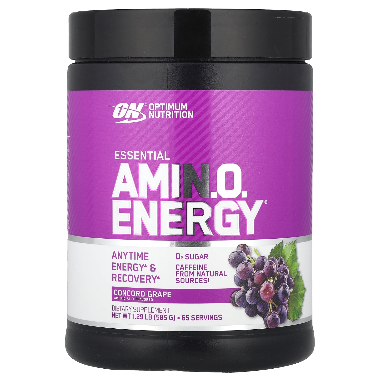 Optimum Nutrition, Essential Amin.O. Energy®, Concord Grape, 1.29 lb (585 g)