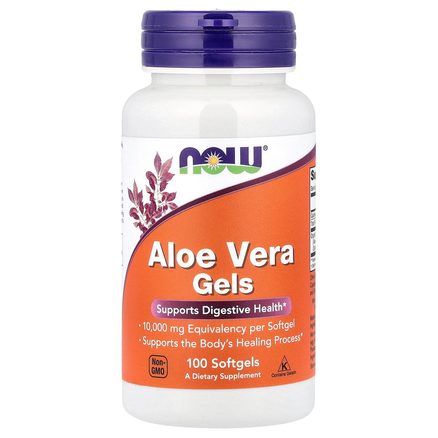 NOW Foods, Aloe Vera Gels, 100 Softgels (50 mg per Softgel)