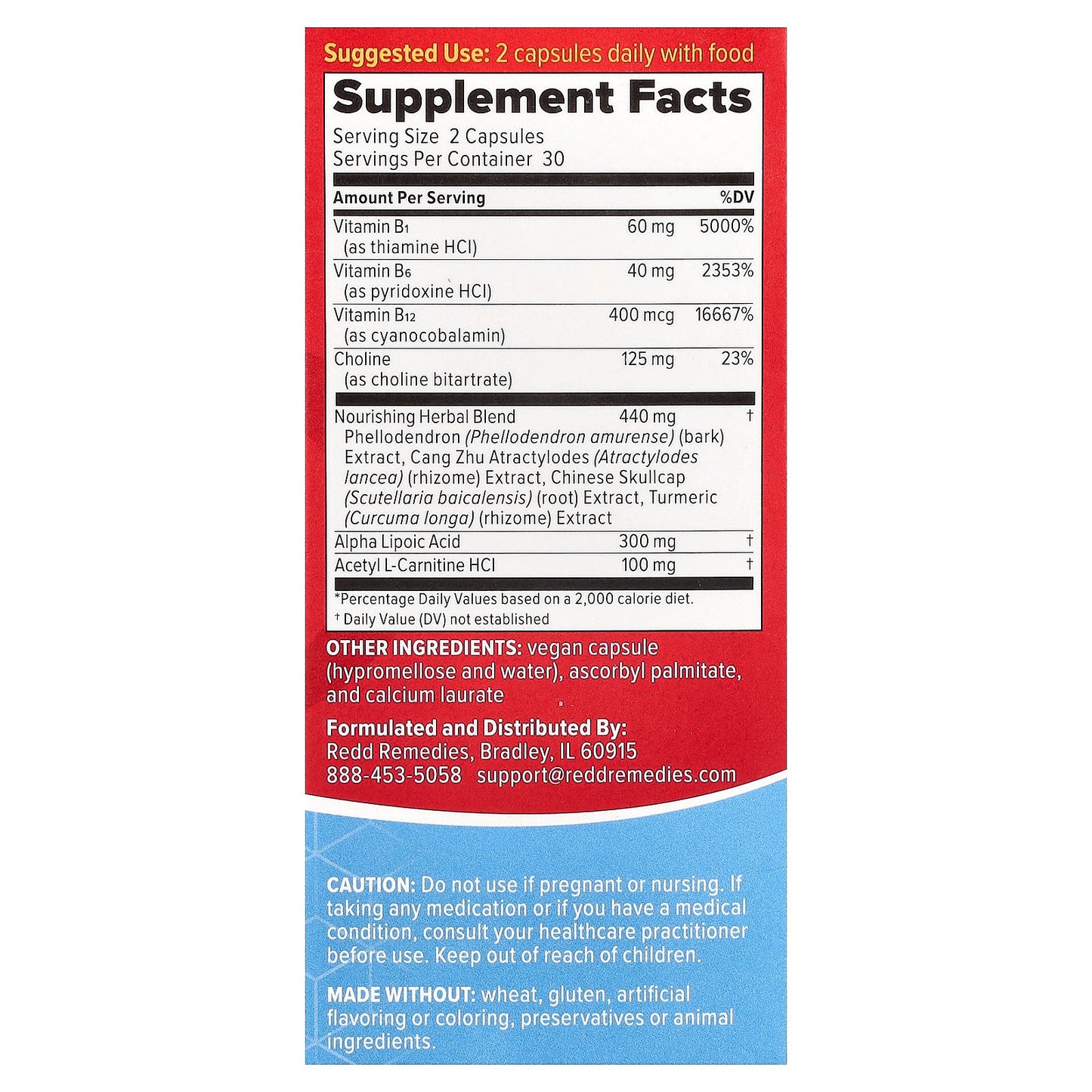 Redd Remedies, Nerve Shield™, Hands & Feet, 60 Vegan Capsules