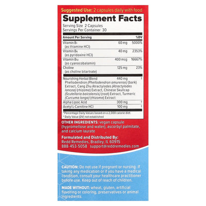 Redd Remedies, Nerve Shield™, Hands & Feet, 60 Vegan Capsules