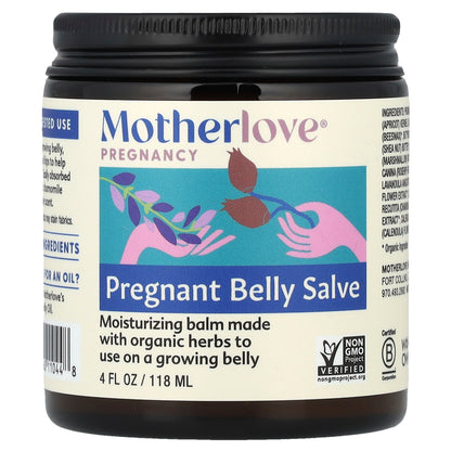 Motherlove, Pregnancy, Pregnant Belly Salve, 4 fl oz (118 ml)