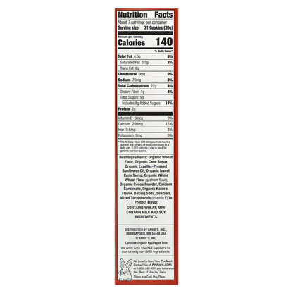 Annie's Homegrown, Organic Bunny Grahams™, Chocolate, 7.5 oz (213 g)