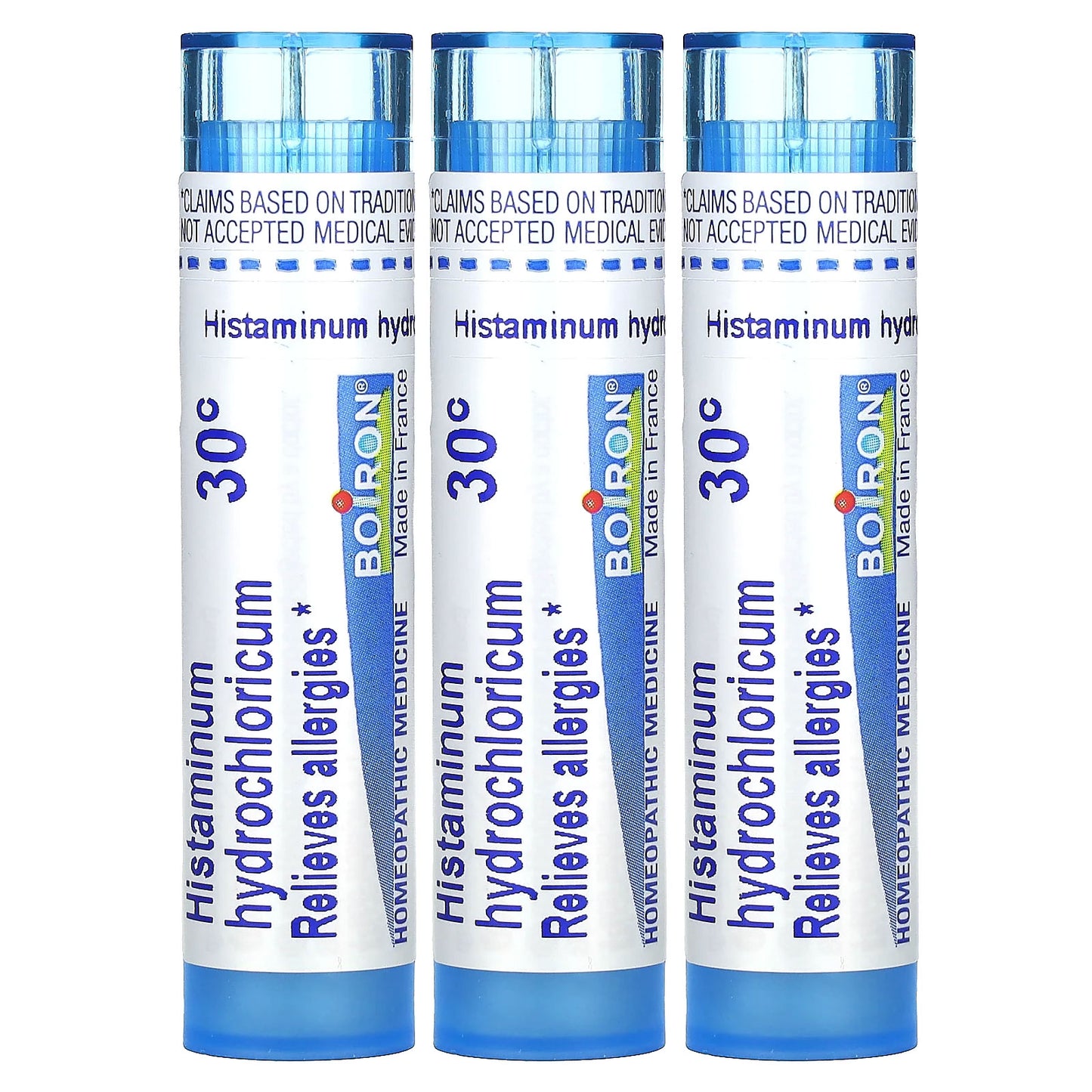 Boiron, Histaminum Hydrochloricum 30C, 3 Tubes, 80 Meltaway Pellets Each