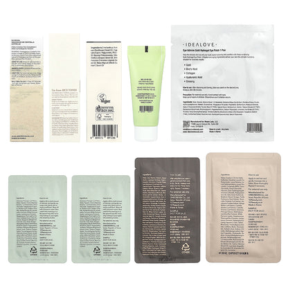 iHerb Gift Set, Korean Beauty Travel Bag, 9 Items