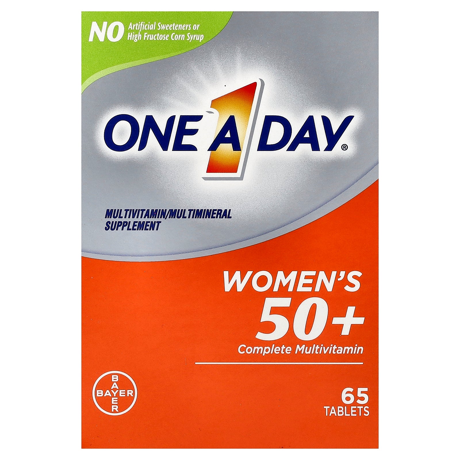 One-A-Day, Women’s 50+ Complete Multivitamin, 65 Tablets