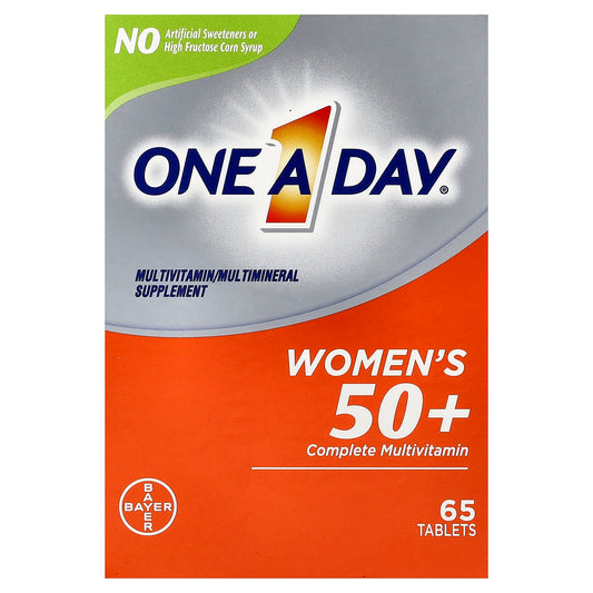 One-A-Day, Women’s 50+ Complete Multivitamin, 65 Tablets