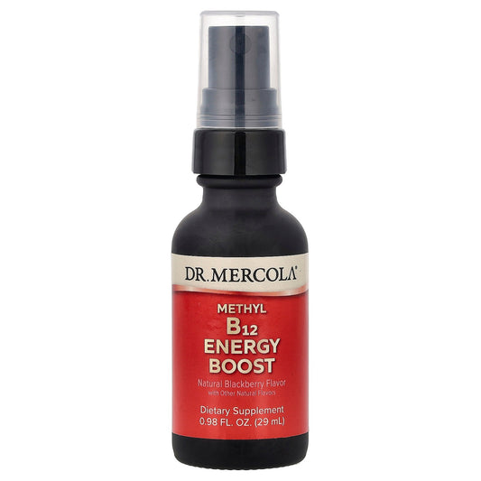 Dr. Mercola, Methyl B12 Energy Booster, Natural Blackberry, 0.98 fl oz (29 ml)