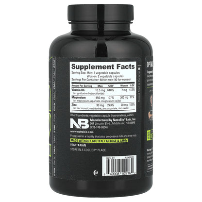 NutraBio, ZMA®, 180 Capsules
