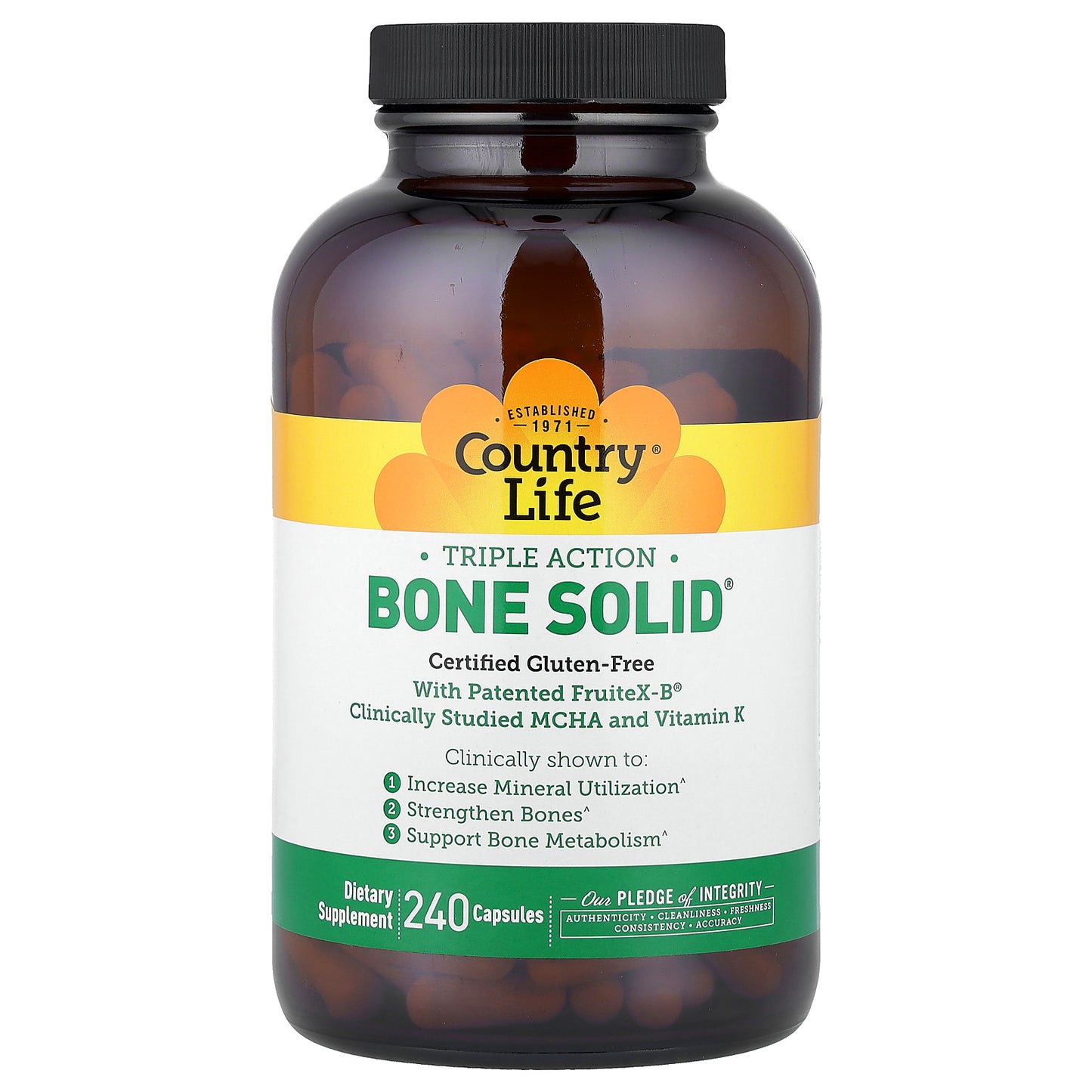 Country Life, Bone Solid®, 240 Capsules