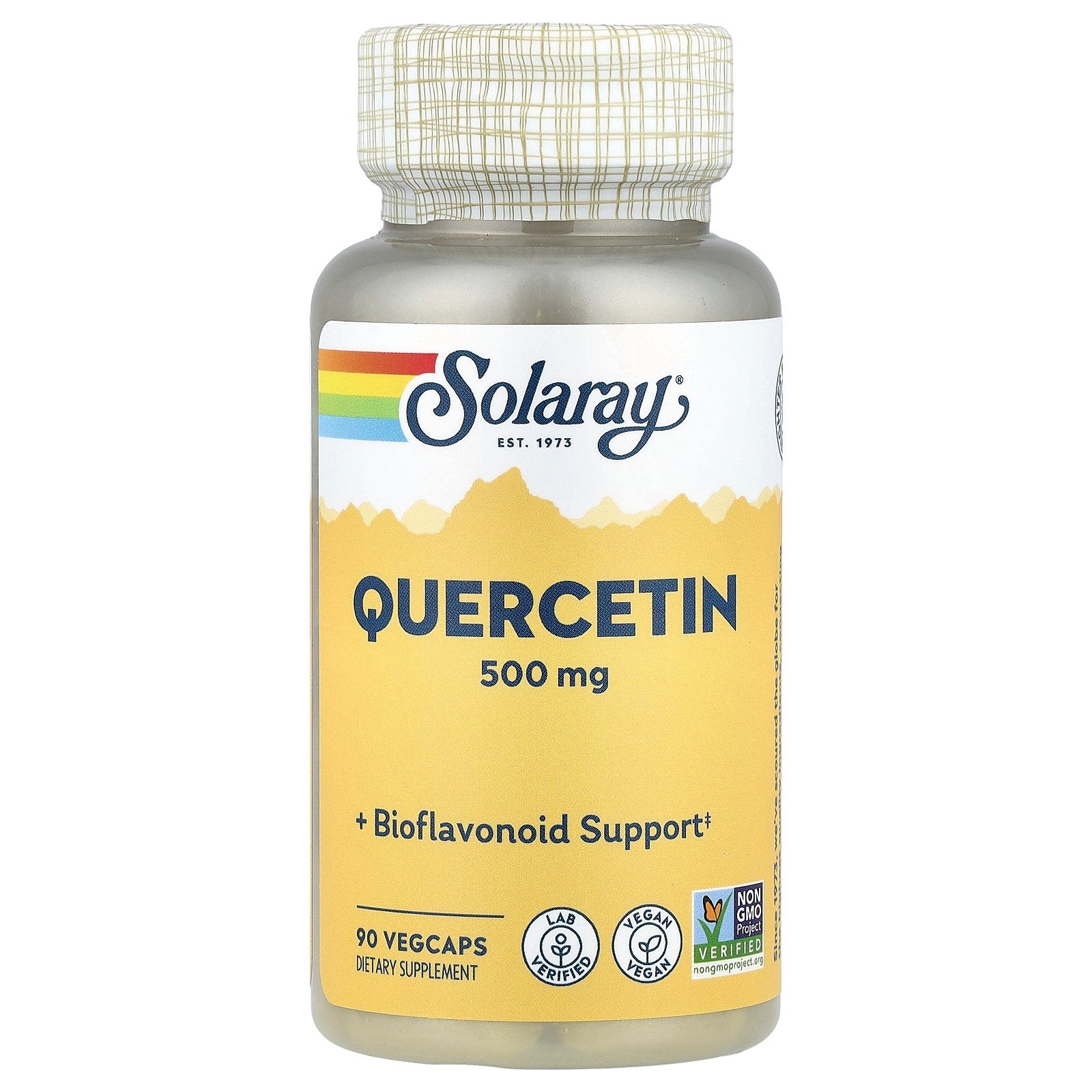 Solaray, Quercetin, 500 mg, 90 VegCaps