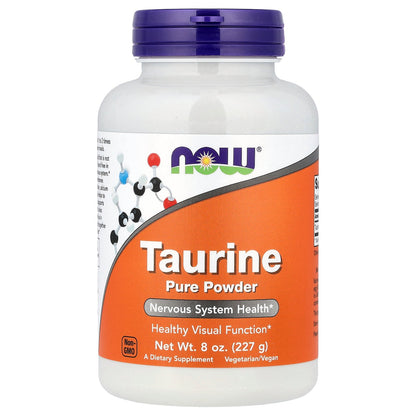 NOW Foods, Taurine Pure Powder, 8 oz (227 g)