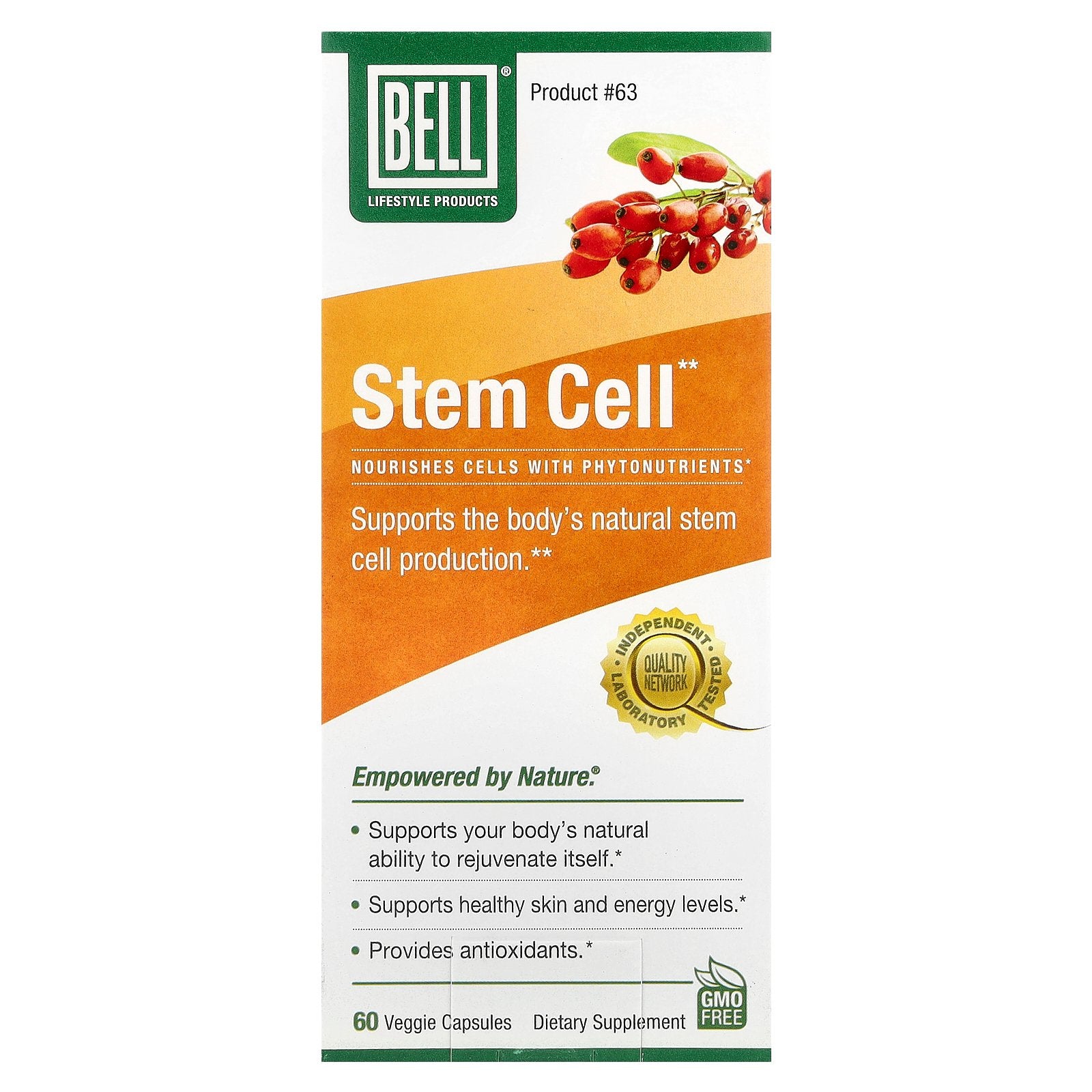 Bell Lifestyle, Stem Cell, 60 Veggie Capsules