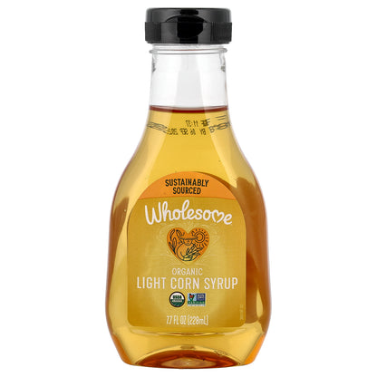 Wholesome Sweeteners, Organic Light Corn Syrup, 7.7 fl oz (228 g)