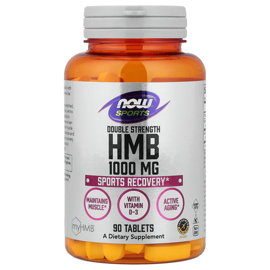 NOW Foods, Sports, HMB With Vitamin D-3, 90 Tablets (1,000 mg per Tablet)