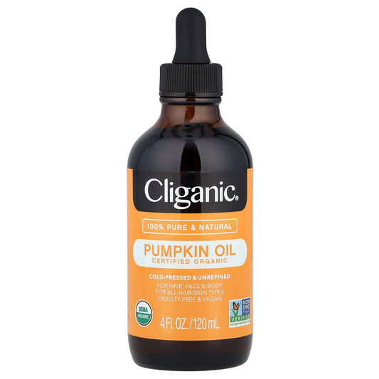 Cliganic, Organic Pumpkin Oil, , 4 fl oz (120 ml)