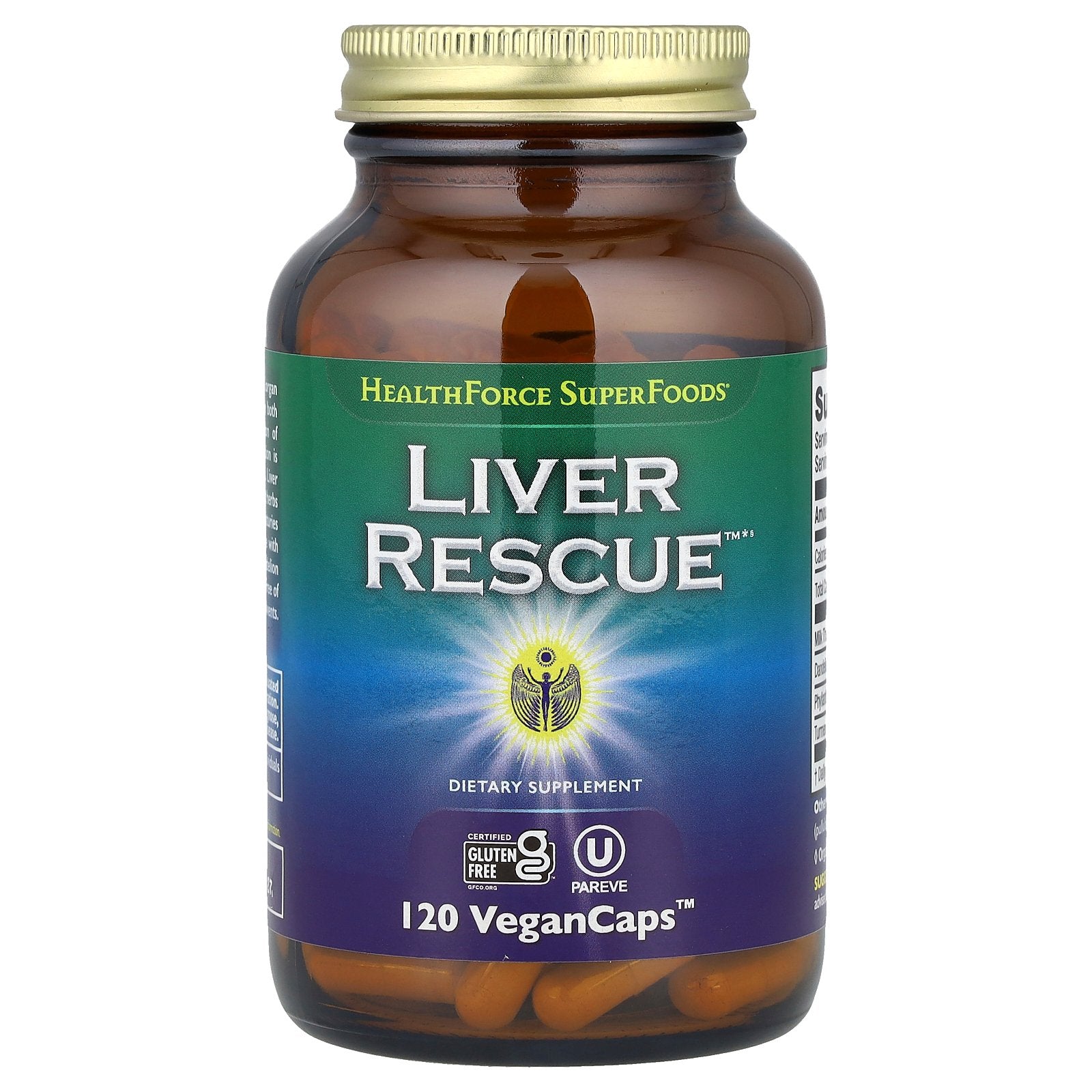 HealthForce Superfoods, Liver Rescue™, 120 Vegan Caps™