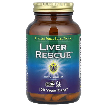 HealthForce Superfoods, Liver Rescue™, 120 Vegan Caps™