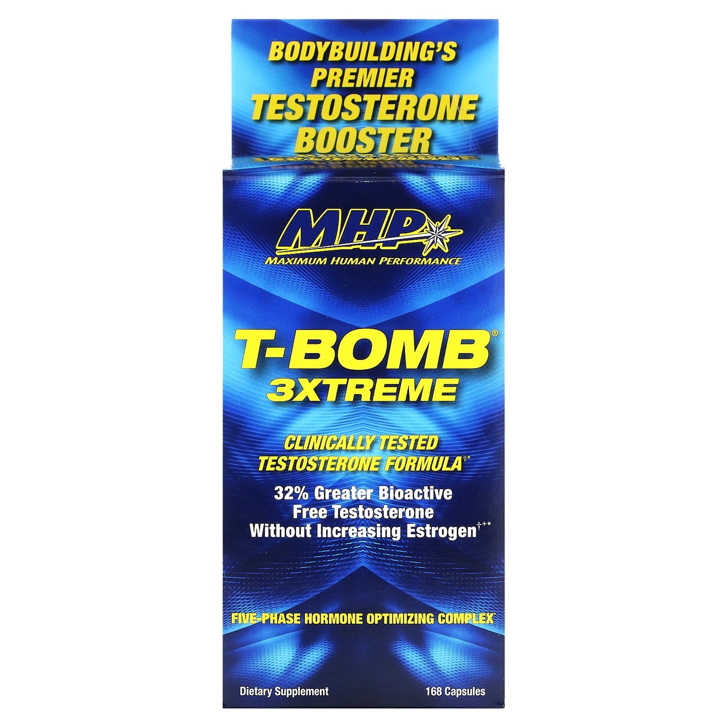 MHP, T-Bomb 3Xtreme, 168 Capsules