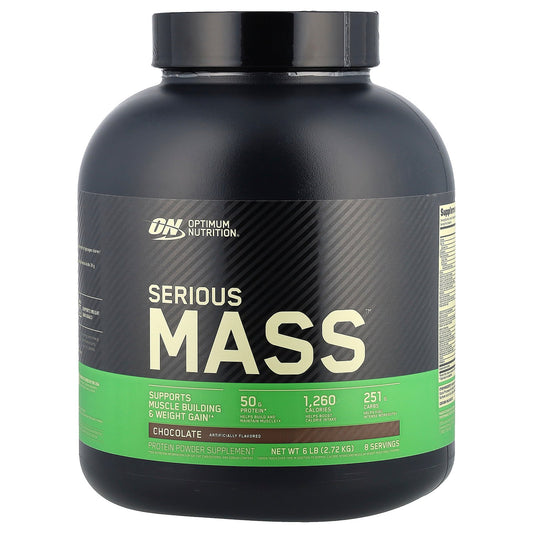 Optimum Nutrition, Serious Mass™, Chocolate, 6 lb (2.72 kg)