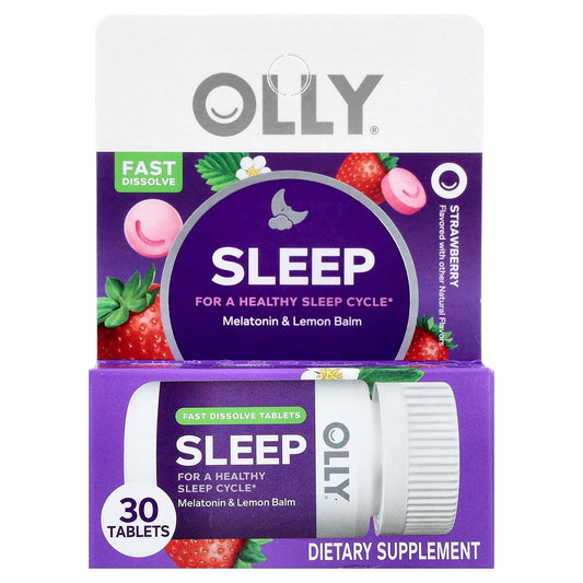 OLLY, Sleep, Strawberry, 30 Tablets