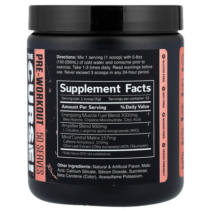 JNX Sports, The Curse!®, Pre-Workout, Peach Rings, 8.8 oz (250 g)