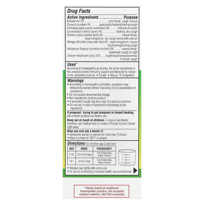 Similasan, Kids Cold & Mucus Relief, Kids 2+, Natural Grape, 4 fl oz (118 ml)