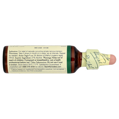Bach, Original Flower Remedies, Walnut, 0.7 fl oz (20 ml)