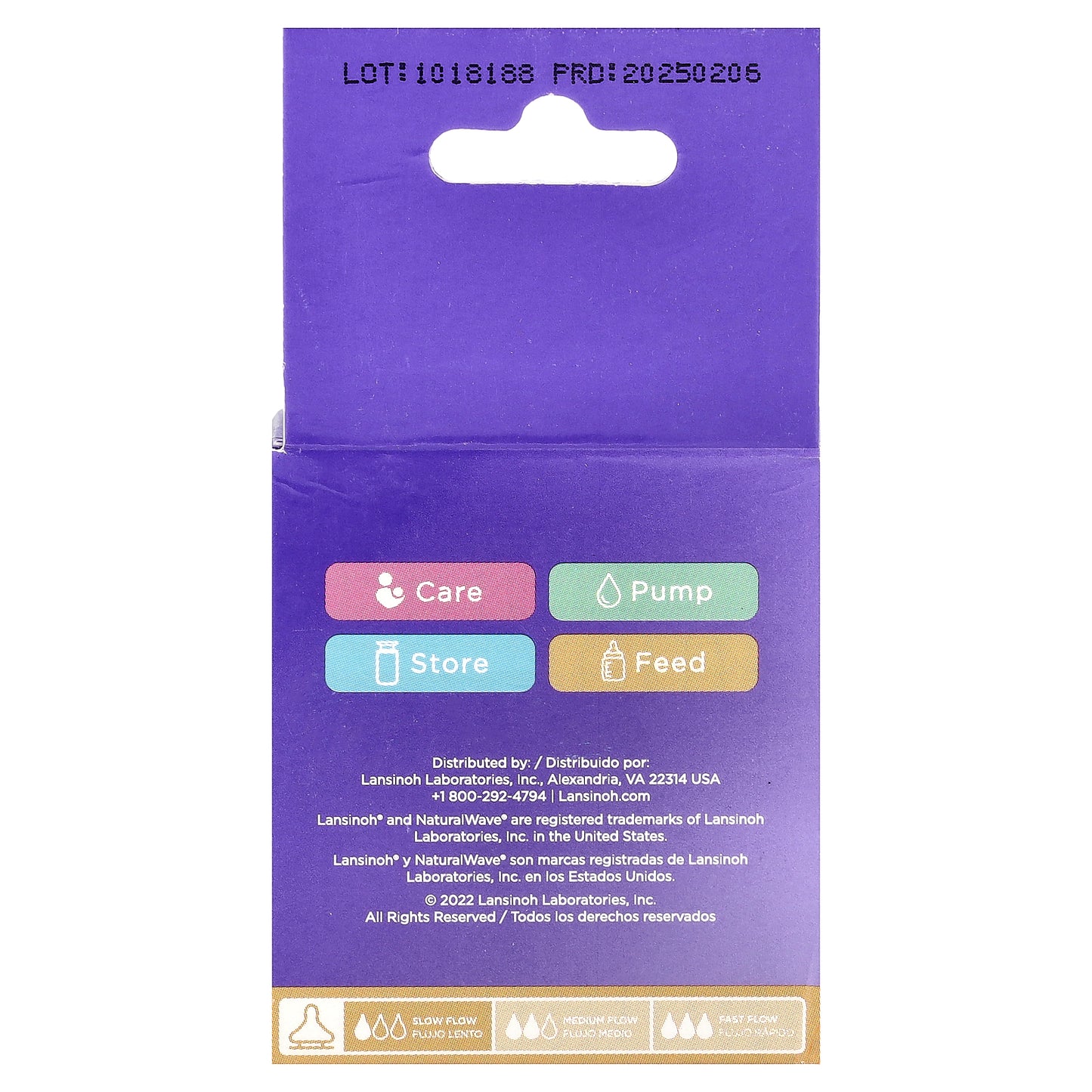 Lansinoh, NaturalWave® Nipples, Slow Flow, 2 Nipples