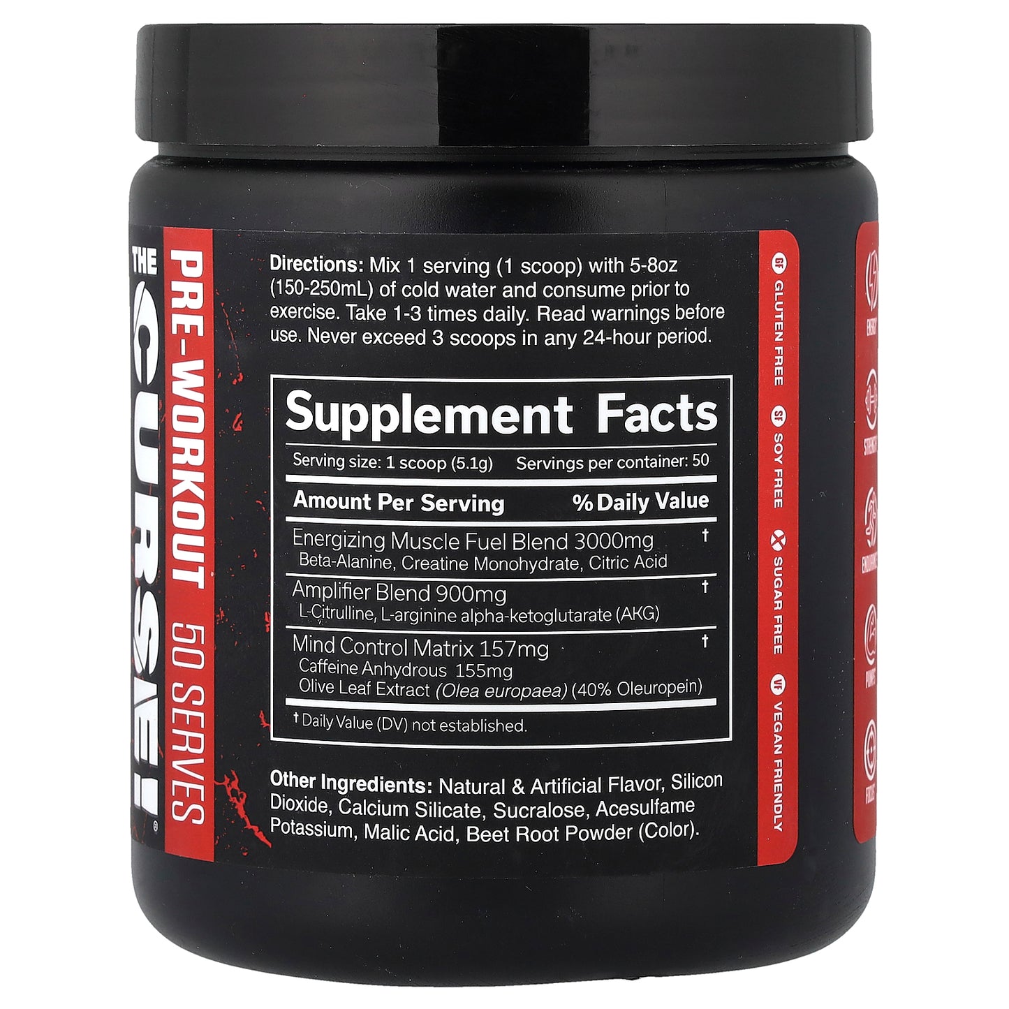 JNX Sports, The Curse!®, Pre-Workout, Watermelon, 8.9 oz (255 g)