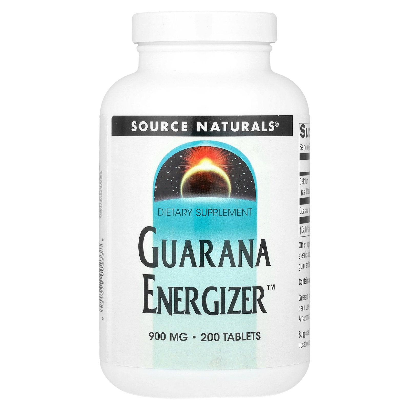 Source Naturals, Guarana Energizer™, 200 Tablets