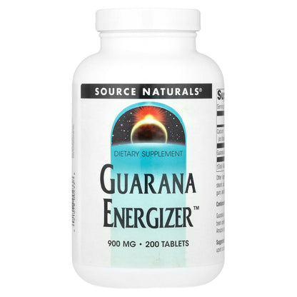 Source Naturals, Guarana Energizer™, 200 Tablets