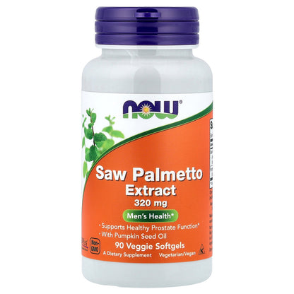 NOW Foods, Saw Palmetto Extract, 90 Veggie Softgels