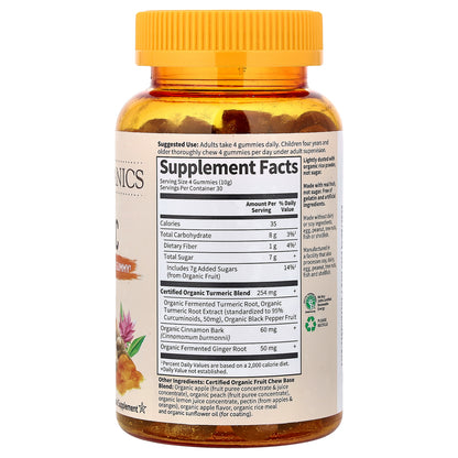 Garden of Life, Organics, Turmeric Gummies, 120 Vegan Gummy Drops