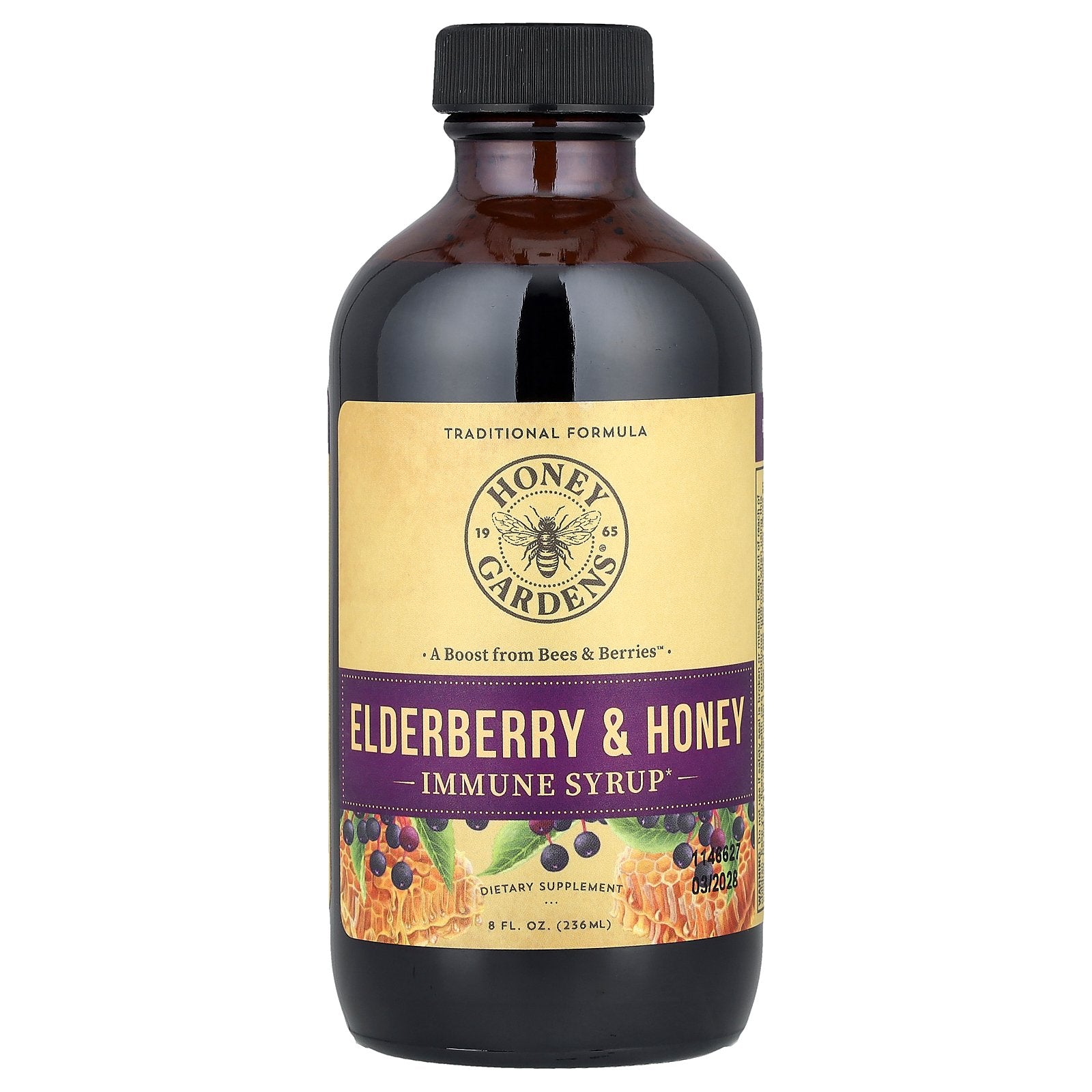 Zand, Immune Syrup, Elderberry & Honey , 8 fl oz (236 ml)