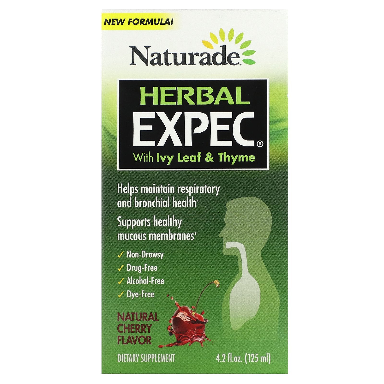 Naturade, Herbal EXPEC with Ivy Leaf & Thyme, Natural Cherry, 4.2 fl oz (125 ml)